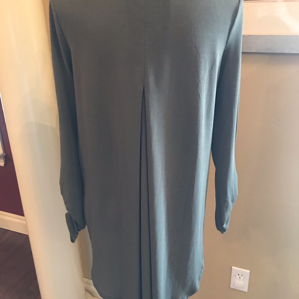 Green tunic top